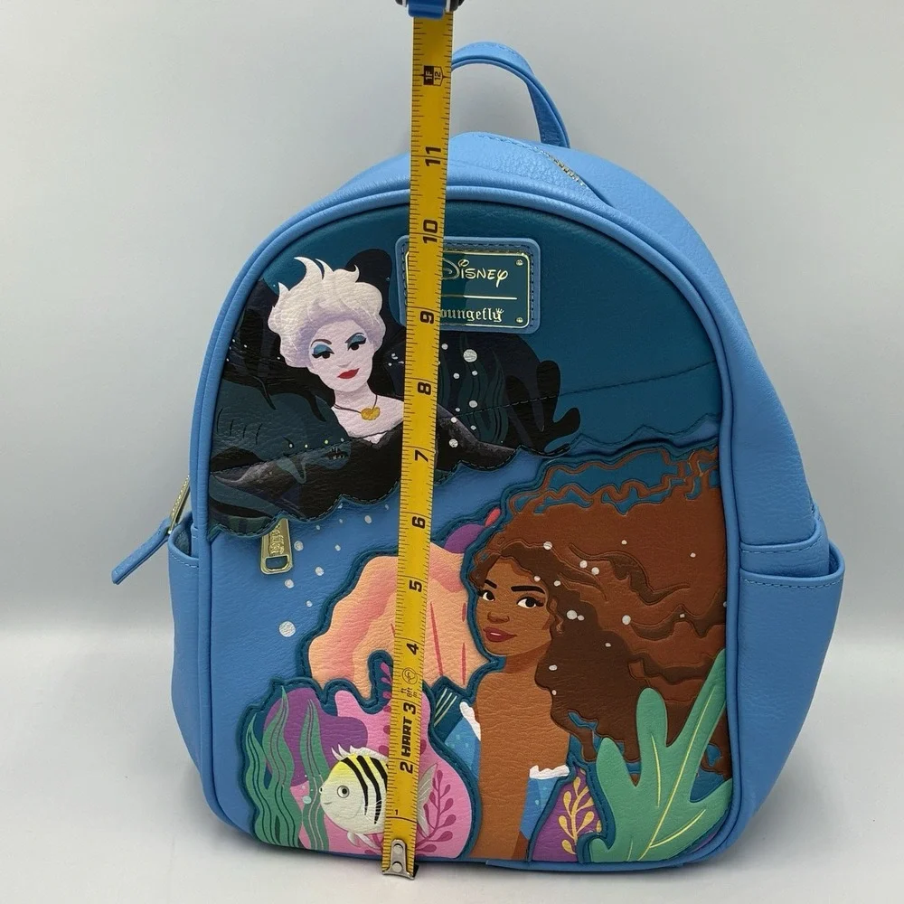 Disney Parks The Little Mermaid Loungefly Mini Backpack Live Action Film NWT
